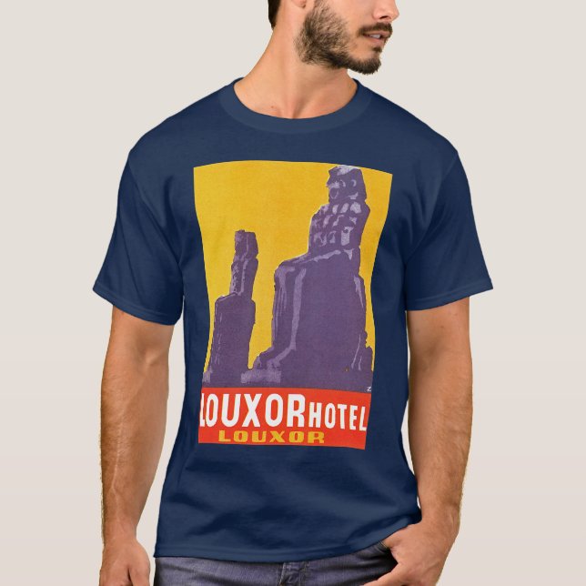 Vintages Louxour Hotel Ägypten T-Shirt (Vorderseite)