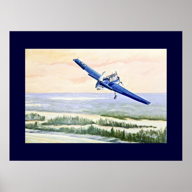 Vintages Luftfahrzeug Poster (Vorne)