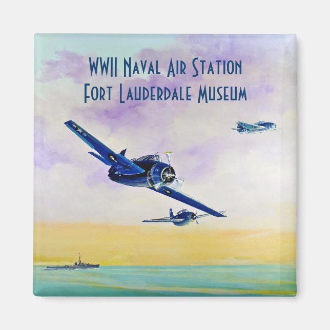 Vintages Luftfahrzeug - Save the Date Magnet (Vorne)