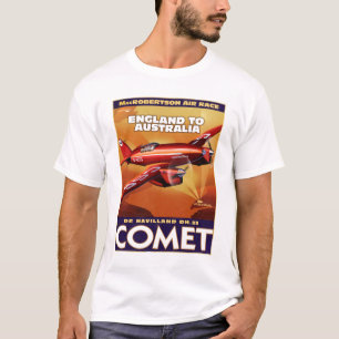 Vintages Luftrennen Plakat T-Shirt