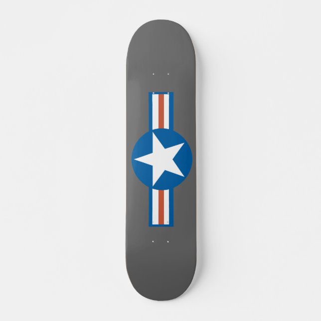 Vintages Luftwaffen-Logo Skateboard (Vorne)