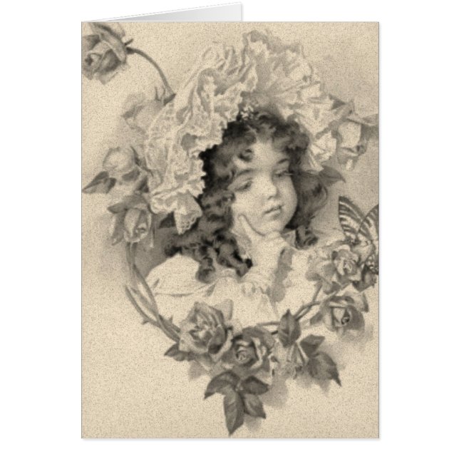 Vintages Mädchen (Vorne)