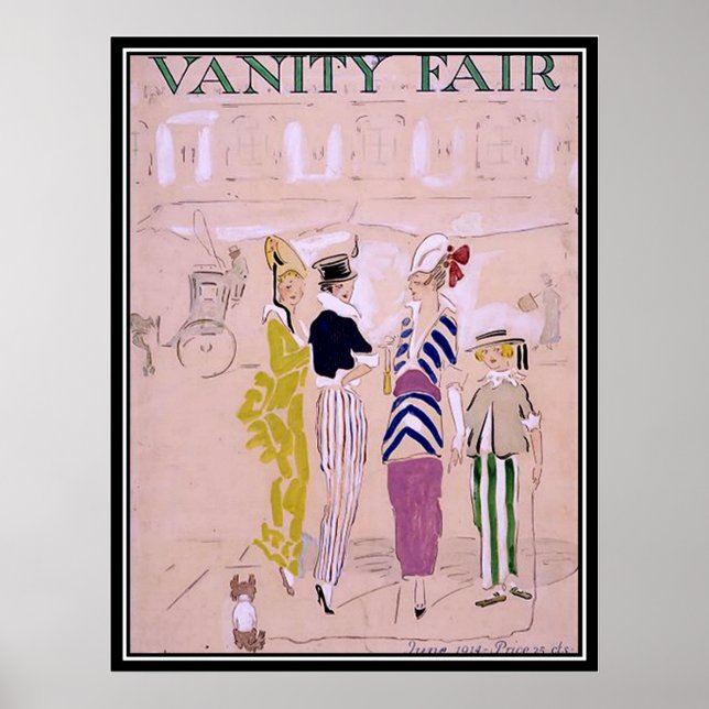 Vintages Magazin Cover 1914 Art-Deco-Poster Poster (Vorne)