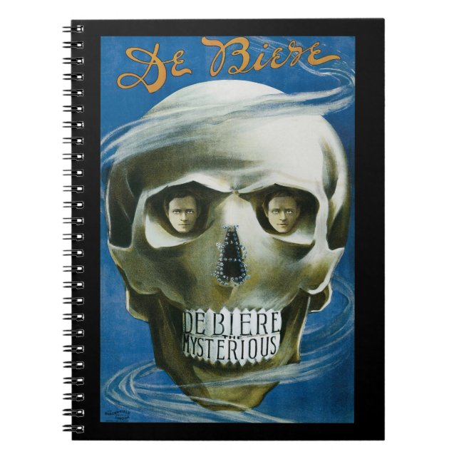 Vintages Magisches Poster, De Biere das Mysteriöse Notizblock (Vorderseite)