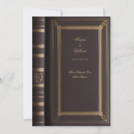 Vintages Märchenbuch Einladung zur Hochzeit
