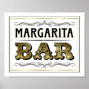 Vintages MARGARITA-BAR Poster