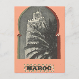 Vintages Marrakesch, Maroc, Postkarte