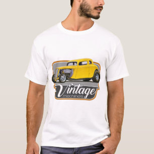 Vintages Maschinen-Coupé T-Shirt