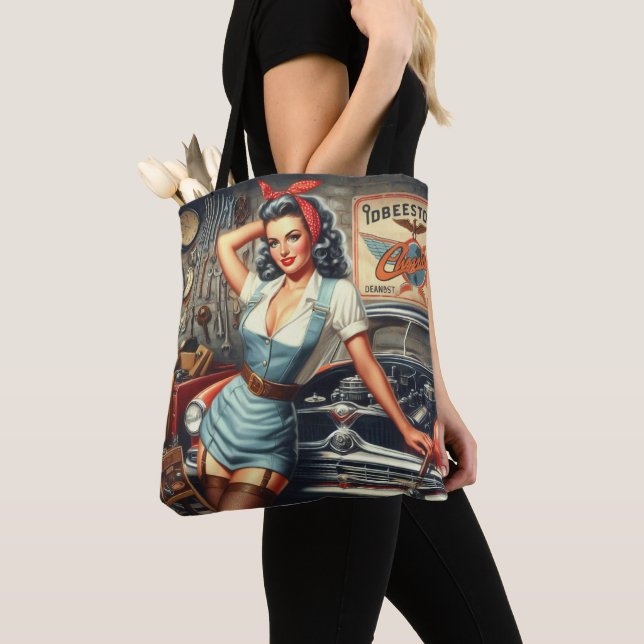 Vintages mechanisches Button Tasche (Von Nahem)