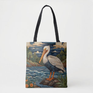 Vintages Meervogelpelikan Tasche