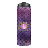 Vintages Mermaid Gemstone Monogram