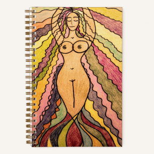 Vintages Mermaid-Notebook Notizbuch
