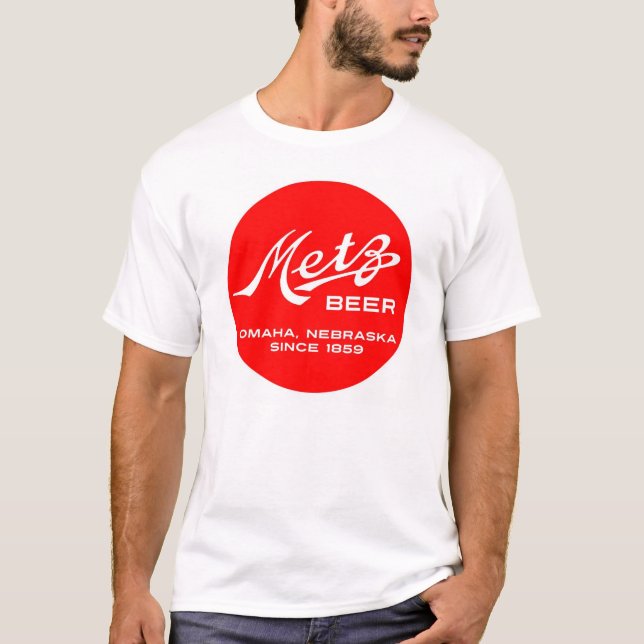 Vintages Metz-Bier-Shirt T-Shirt (Vorderseite)