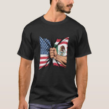 Vintages Mexiko USA Flag Mexikanischer amerikanisc