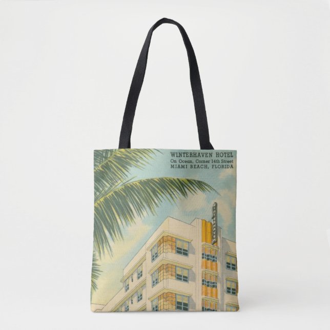 Vintages Miami Art Deco Tasche (Vorderseite)