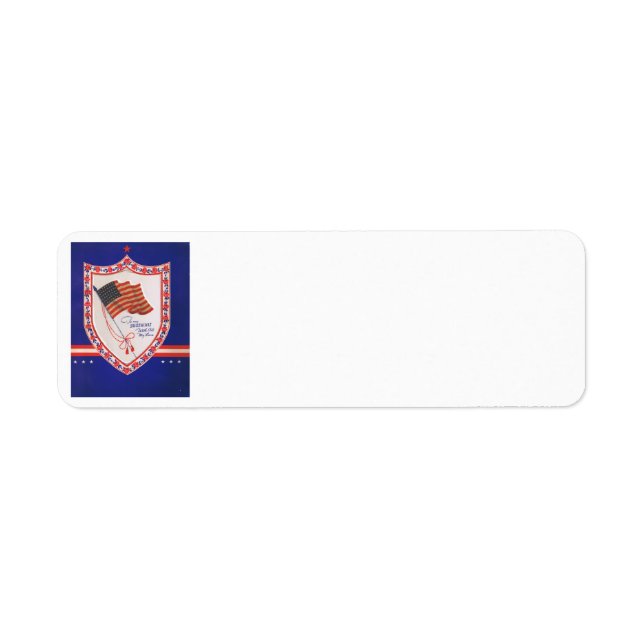 Vintages militärisches Valentin (Vorne)