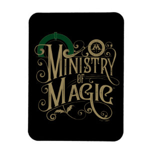 Vintages MINISTERIUM FÜR MAGIC™ Graphic Magnet