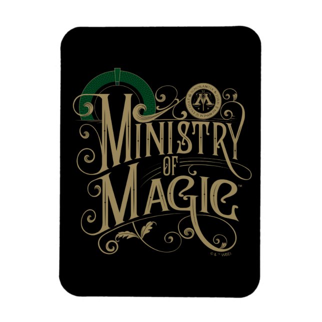 Vintages MINISTERIUM FÜR MAGIC™ Graphic Magnet (Vertikal)