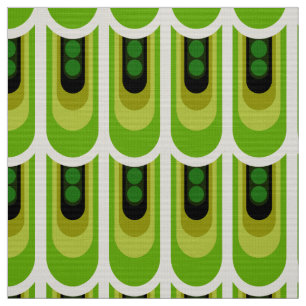 Vintages Mittelalter Moderner 60er 70er Fabric Stoff