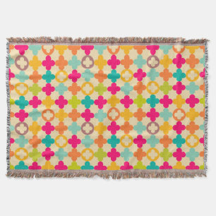 Vintages mittelalterliches Rosettenmuster Decke