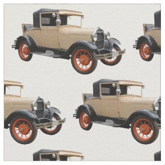 Vintages Modell ein klassisches Auto-Gewebe Stoff