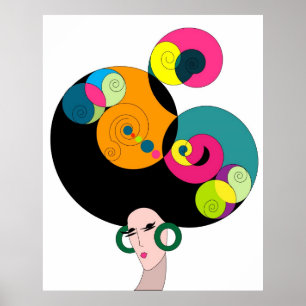 Vintages Modeposter Poster