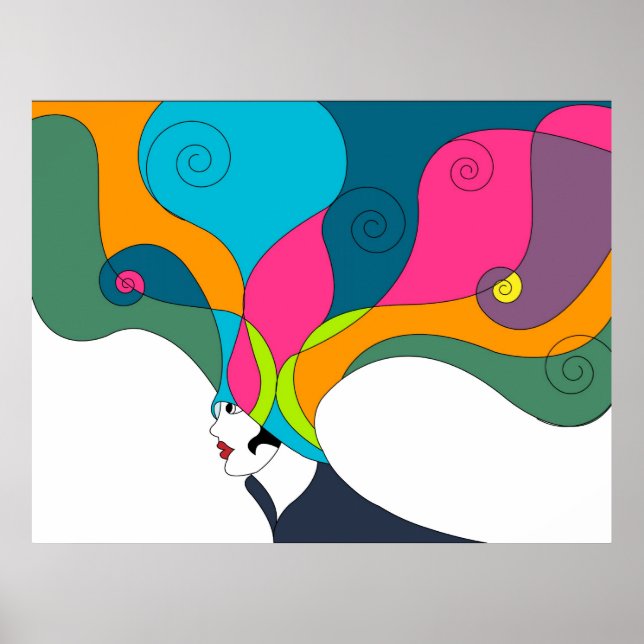 Vintages Modeposter Poster (Vorne)