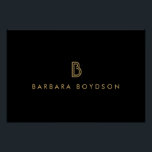Vintages, modernes Gold/Black Monogram Logo Downlo Poster<br><div class="desc">Mit diesem Posterprint und der herunterladbaren Logo-Artdatei können Sie Ihre Marke stärken und ein ausgeklügeltes Art-Deco-Monogramm in Gold präsentieren. Dieses vielseitige Logo erlaubt es Ihnen, den Text unter dem Monogramm zu personalisieren, ob es nun Ihr Name oder Ihr Firmenname ist, und gibt Ihnen die Möglichkeit, eine unverwechselbare und unvergessliche visuelle...</div>