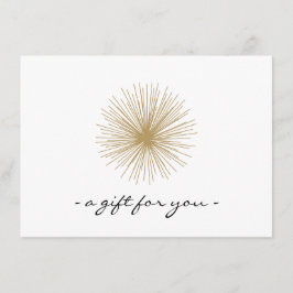 VINTAGES MODERNISTISCHES Geschenkzertifikat