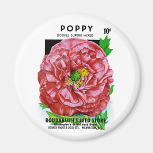 Vintages Mohnfutter Magnet