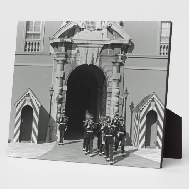 Vintages Monaco Fürstentum Fürstentum Fürstentum Fotoplatte (Seite)
