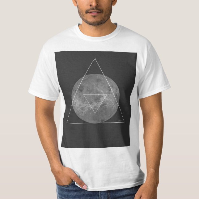 Vintages Mond-Shirt T-Shirt (Vorderseite)