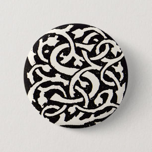 Vintages Monogram S Art Nouveau Button