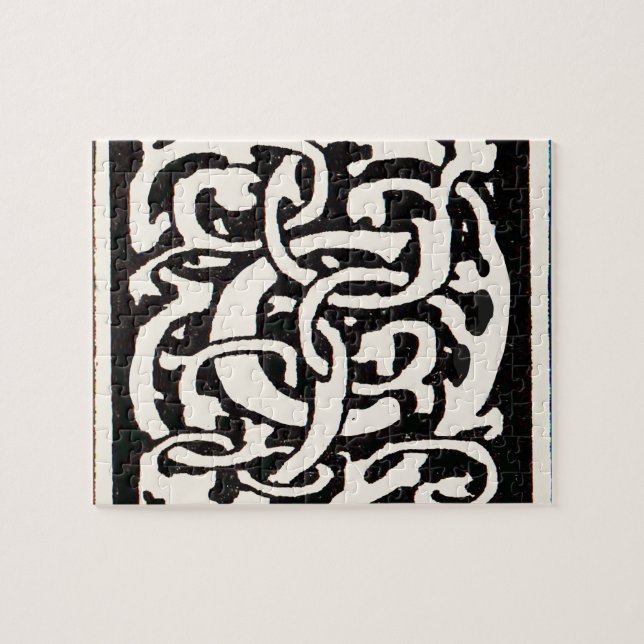 Vintages Monogramm C Jugendstil (Horizontal)