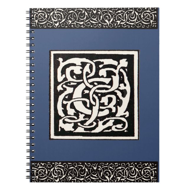 Vintages Monogramm C Jugendstil Notizblock (Vorderseite)