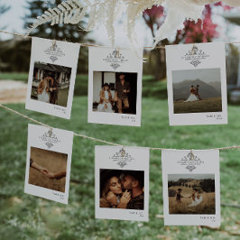 Vintages Monogramm-Foto | TISCHNUMMER