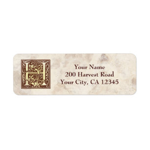 Vintages Monogramm H