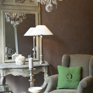 Vintages Monogramm Kissen Kissen