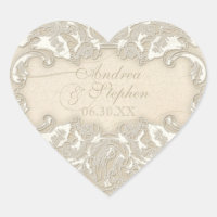 Vintages Monogramm Spitzen-Barock-Ätzen, formale S
