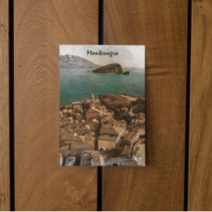 Vintages Montenegro Balkanreisen Postkarte