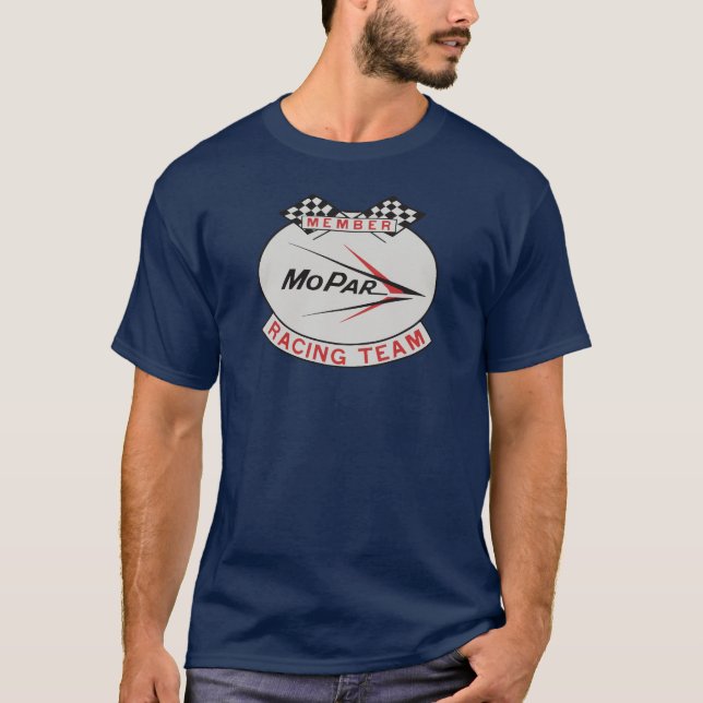 Vintages Mopar laufendes Team-MitgliedsT-Shirt T-Shirt (Vorderseite)