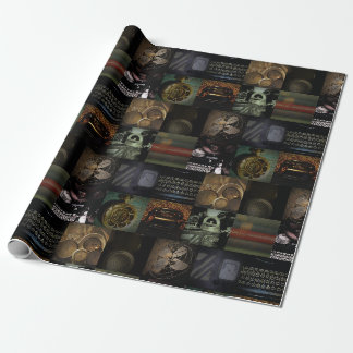 Vintages Mosaik Geschenkpapier