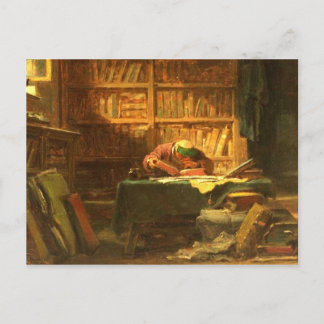 Vintages Motiv - Studie Postkarte