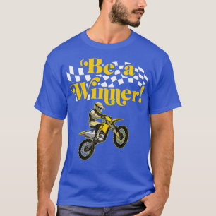 Vintages motocross Dirt Motorrad gewinnen T-Shirt