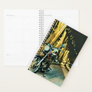 Vintages Motorengeschenk Planer