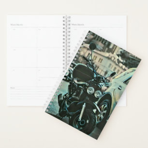 Vintages Motorengeschenk Planer