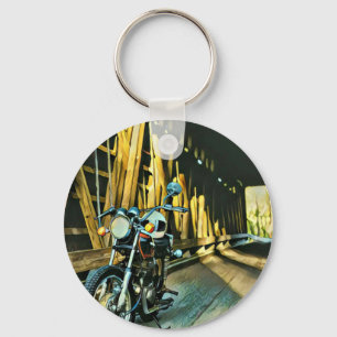 Vintages Motorengeschenk Schlüsselanhänger