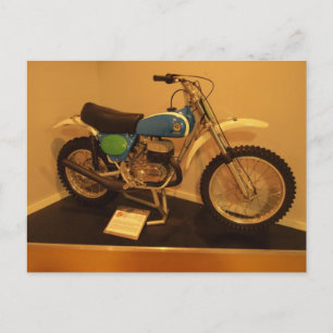 Vintages Motorrad Bul Taco Postkarte
