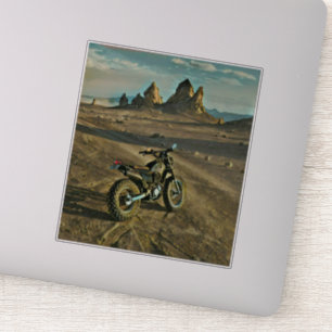 Vintages Motorrad Geburtstagsgeschenk Aufkleber