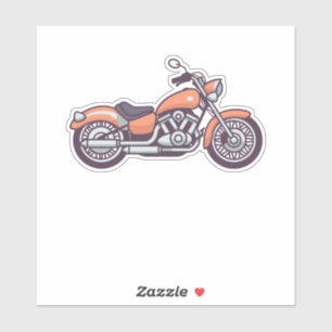 Vintages Motorrad Retro Motorrad Fahrrad Geschenk Aufkleber